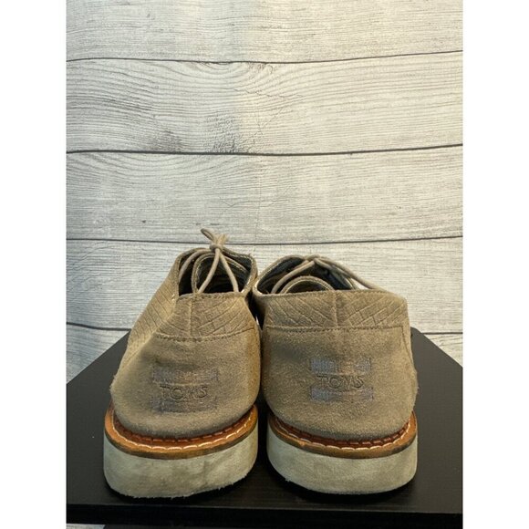 Toms Mens Suede Brogue Derby Shoe Size 12 main image 4